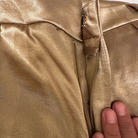 Women's Gold Two-Piece Suit - Picture 9 of 13